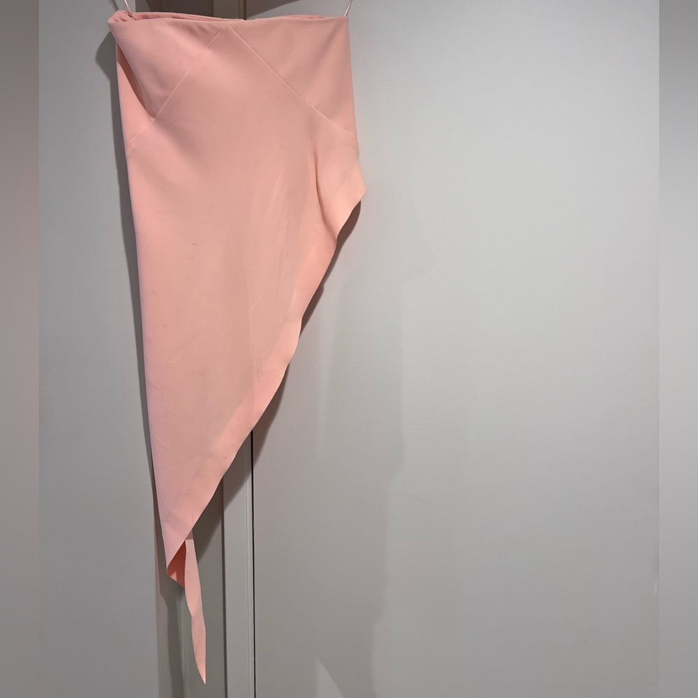 Balenciaga Soft Pink Asymmetrical Tunic